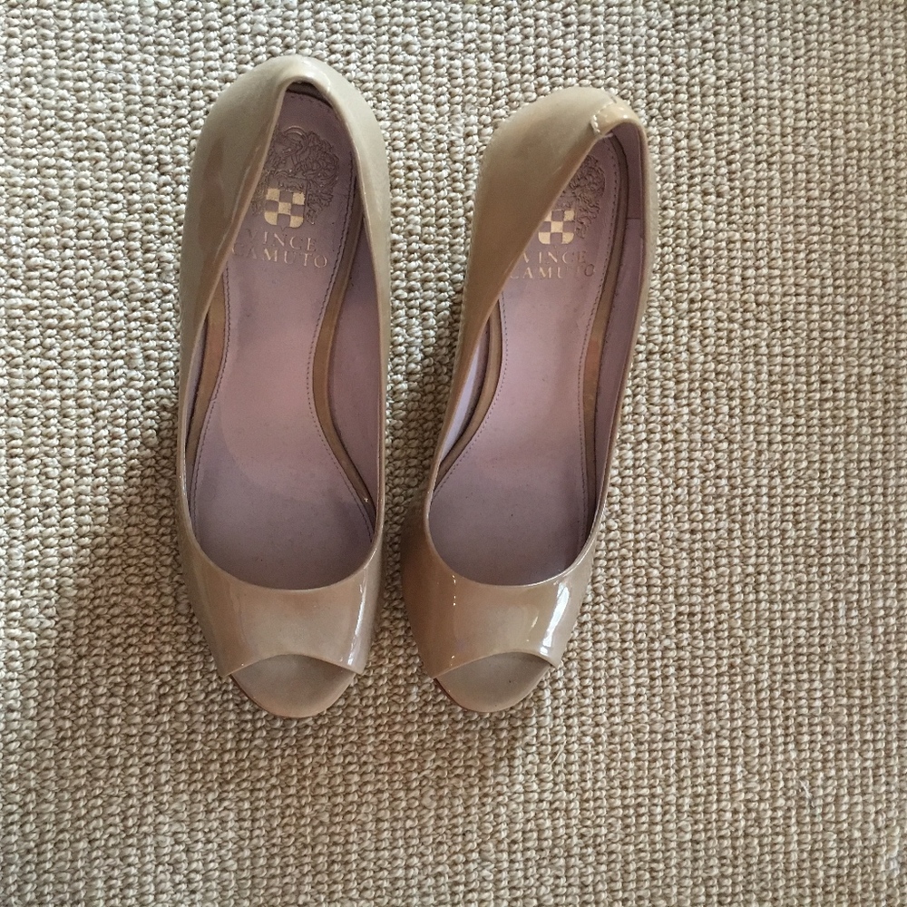 Vince Camuto Berit Open Toe Block Heel, Size 8 - Picture 2 of 8